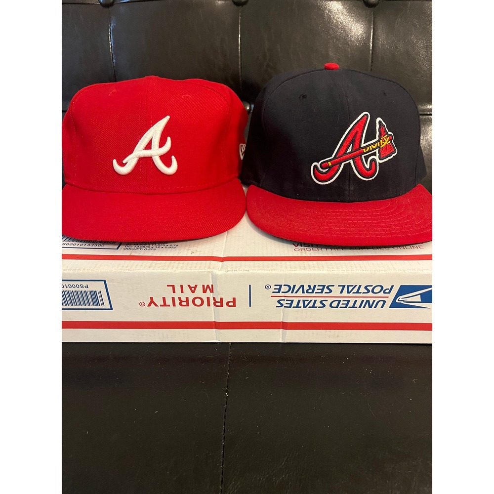 New Era Atlanta Braves 59FIFTY Fitted Hat Bundle